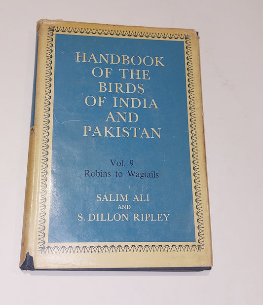 Handbook Of The Birds Of India And Pakistan [Vol.9] 1973 By Ali & Ripley Hb0