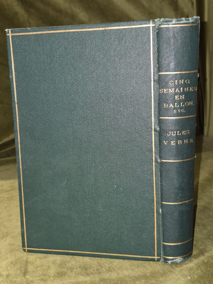 Jules Verne Cinq Semaines En Ballon Voyage Au Centre De La Terre 1872 Montaut1
