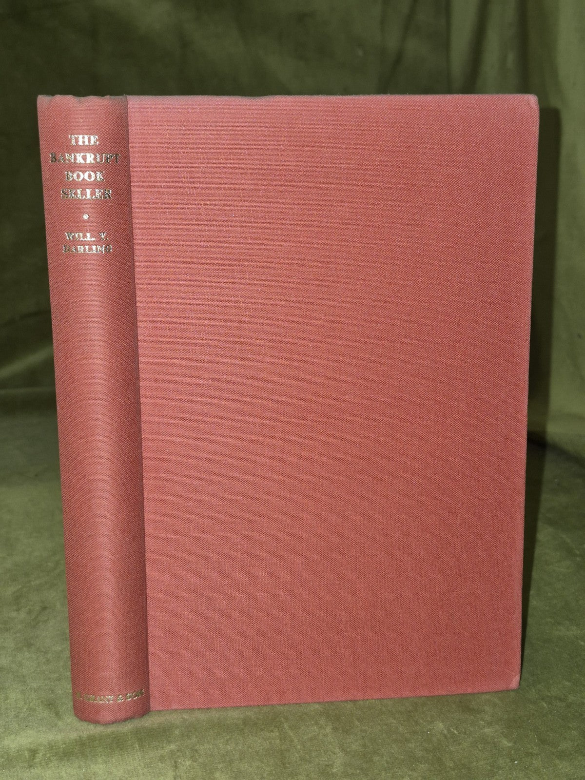 "The Bankrupt Bookseller" 1947 DARLING, Will. Y.2