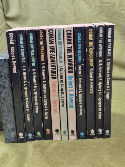 Conan First Editions 1974 Sphere Job Lot First 10 Books Paperback2