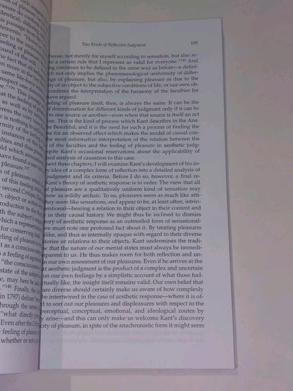 Kant and the Claims of Taste by Paul Guyer 2nd Ed (1997) Pb Book2