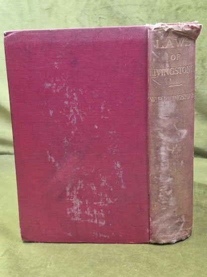 Laws of Livingstonia First Edition c1923 Hodder and Stoughton1