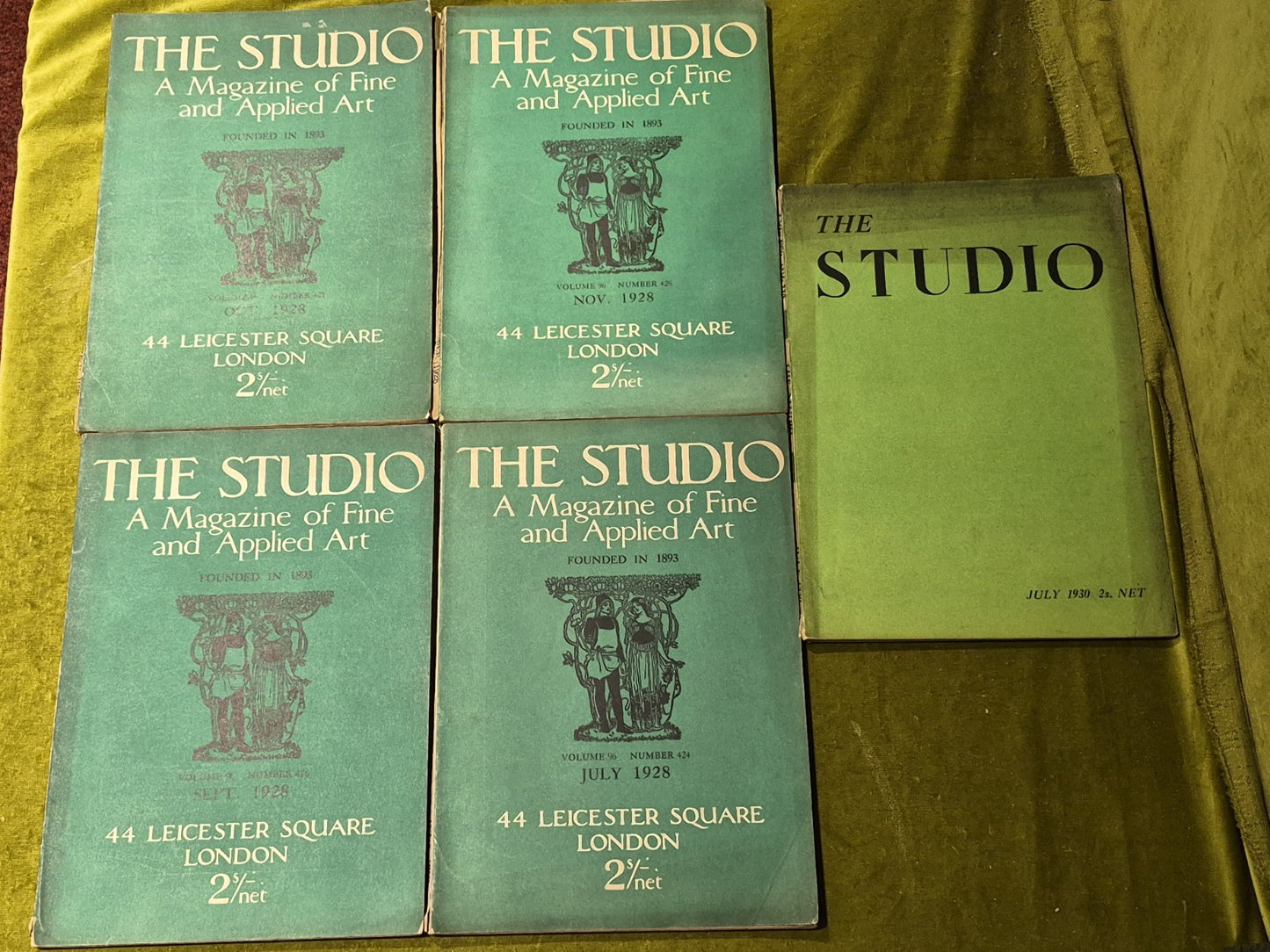 The Studio Magazine of Fine and Applied Art - 5 issues0
