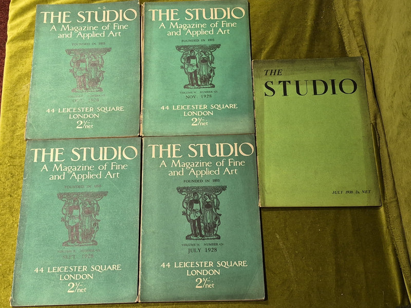 The Studio Magazine of Fine and Applied Art - 5 issues0