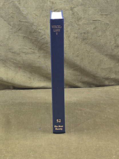 Miscellany Five ed. Hector L Macqueen , Stair Society 52 Edinburgh 20062