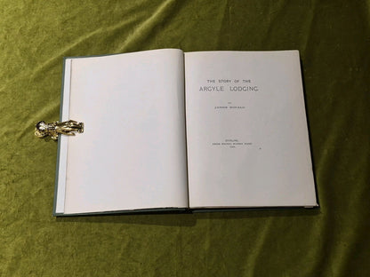 The Story of the Argyle Lodging by James Ronald, uncut pages, 19065