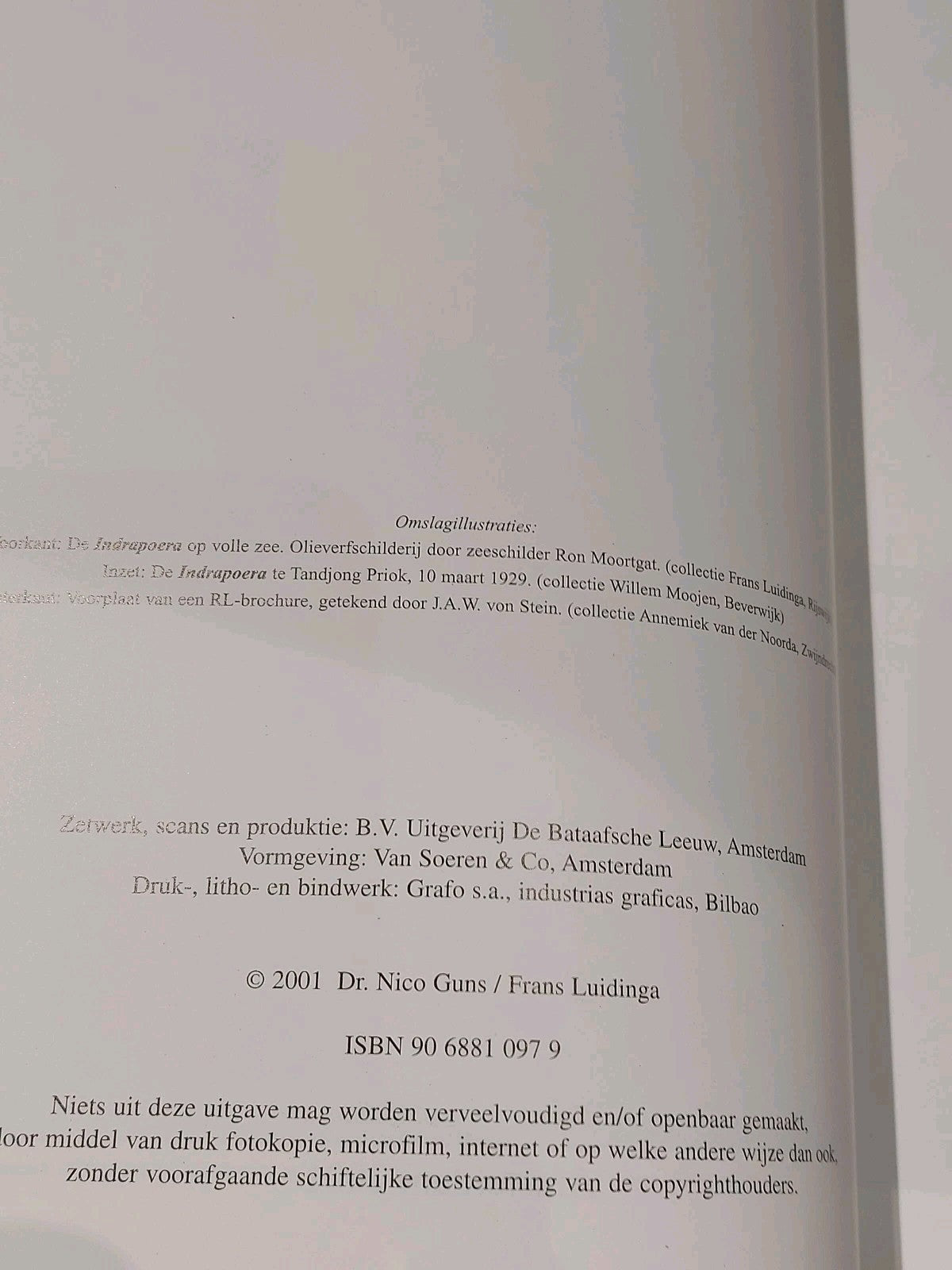 Indrapoera : Een Schip Van Naam (2001) [Van Soerens & Co] Hb4