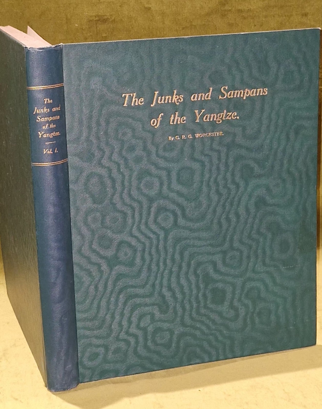 1947 The Junks and Sampans of the Yangtze by G.R.G. Worcester Vol 1 1