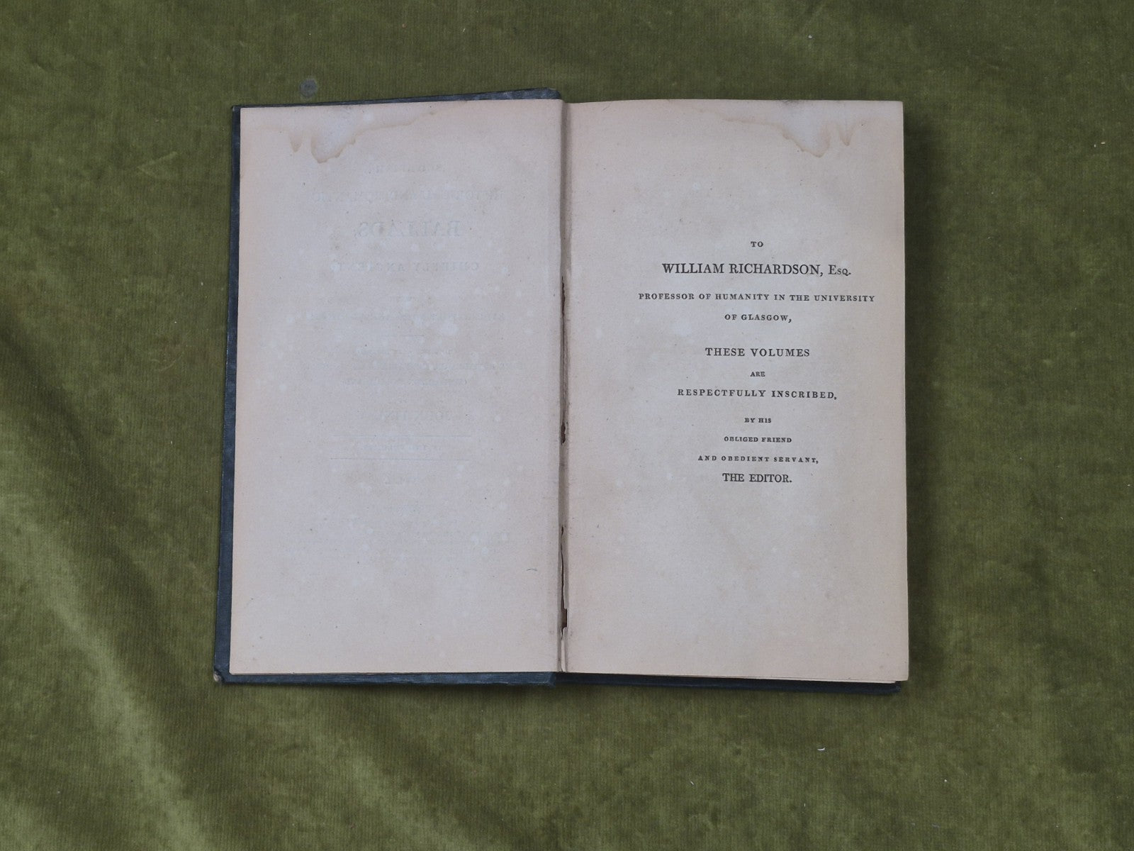 Scottish Historical and Romantic Ballads in 2 Vols- John Finlay, Ballantyne 18086