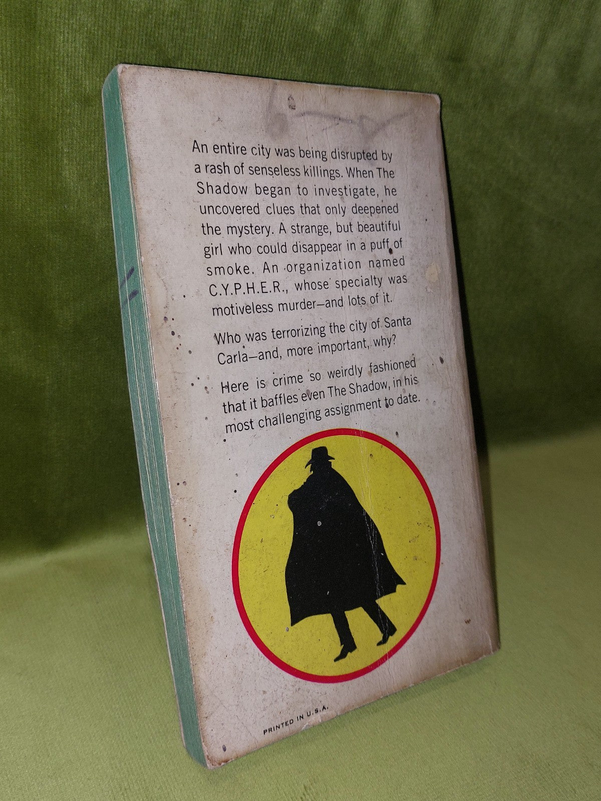 Mark of the Shadow by Maxwell Grant (1966) Belmont 1