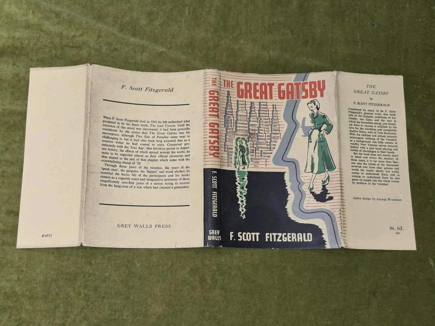 F Scott Fitzgerald The Great Gatsby 1948 The Grey Walls Press First Uk Edition3