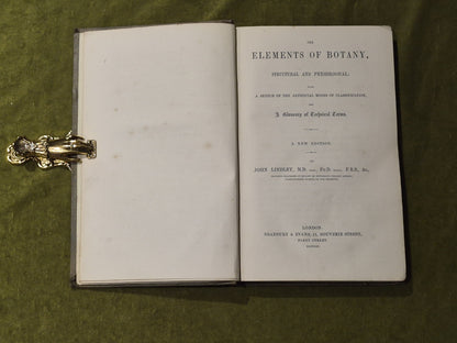 Elements of Botany - John Lindley , Bradbury & Evans 18613