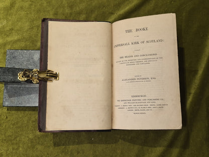 The Booke of the Universall Kirk of Scotland - Alexander Peterkin3