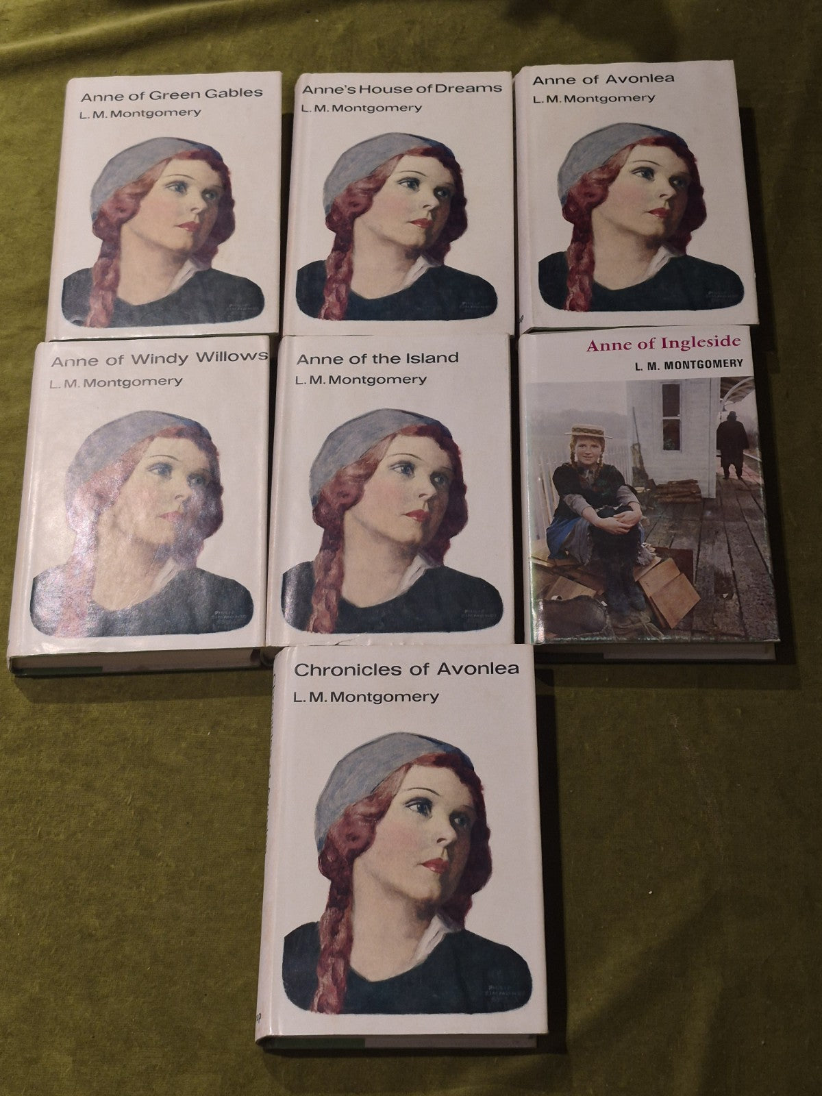 Anne of Green Gables - Full set of 6 +Chronicles - L M Montgomery , Harrap HB DJ1