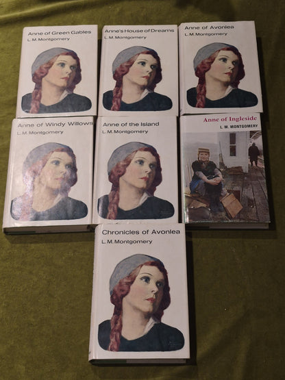Anne of Green Gables - Full set of 6 +Chronicles - L M Montgomery , Harrap HB DJ1