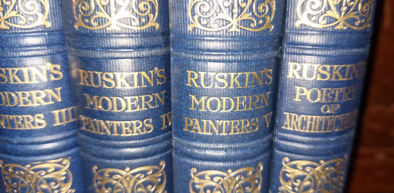 John Ruskin Blackfriars Editions 20 Volume Set Modern Painters Stones Of Venice 10