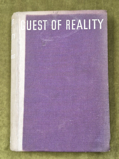 Guest of Reality First Edition Erik Mesterton Jonathan Cape 19363