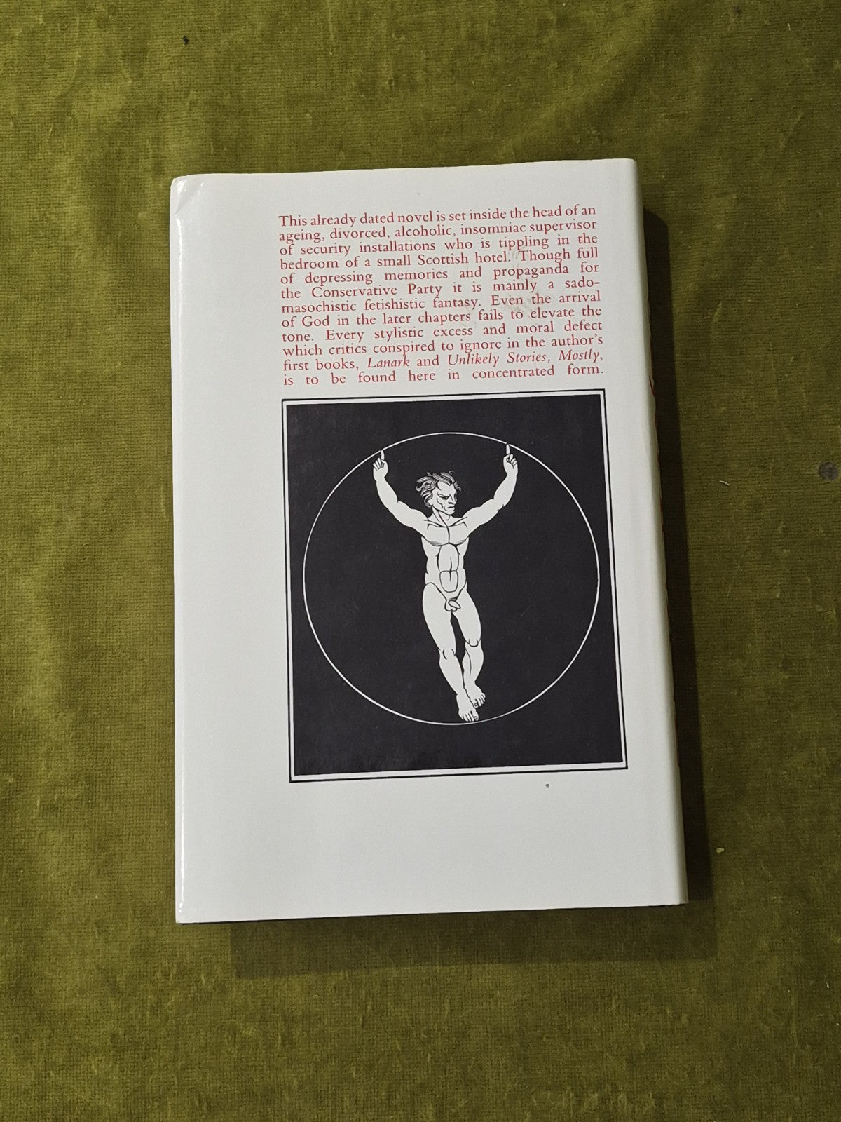 1982 Janine - Alasdair Gray - Jonathan Cape 1984 1st HB DJ2