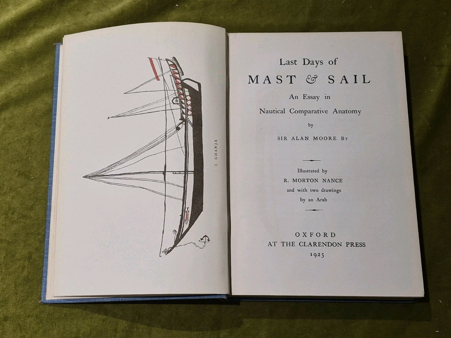 Last Days of Mast & Sail, 1925, Sir Alan Moore First Edition Illustrated, First5