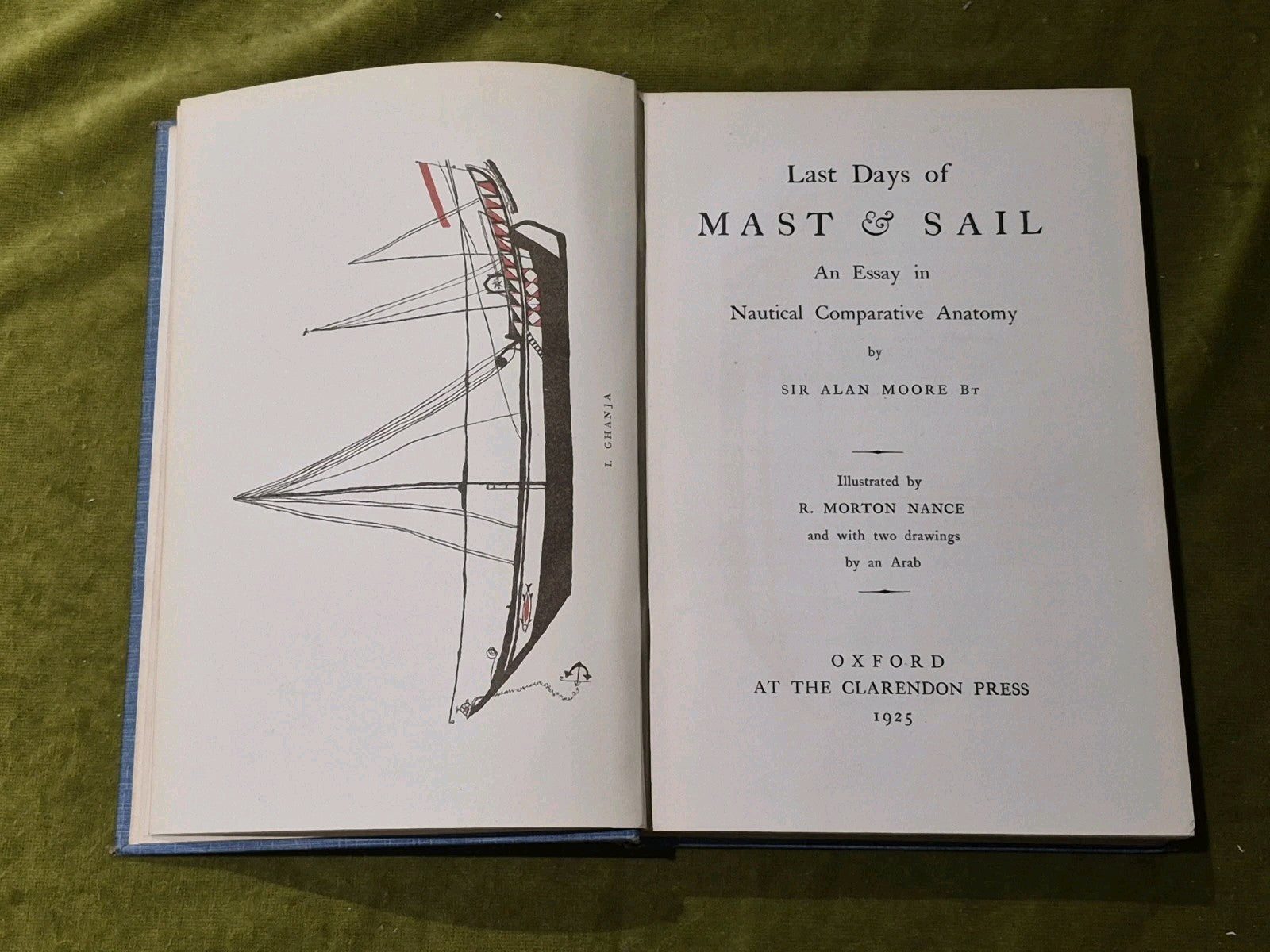 Last Days of Mast & Sail, 1925, Sir Alan Moore First Edition Illustrated, First5