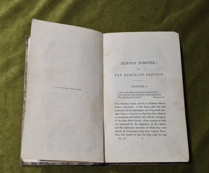Captain Frederick  : NEWTON FORSTER or The Merchant Service in 3 volumes 183812