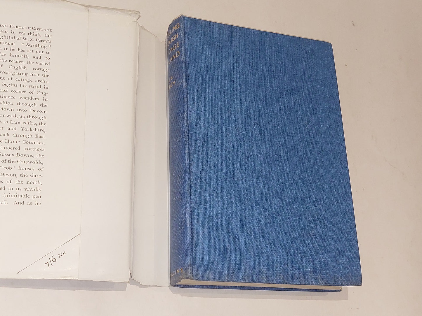 Strolling Through Cottage England By W S Percy (1936) 1st Ed 2nd Imp Hb With Dj3