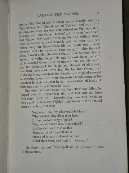William Morris Eirikr Magnusson First Edition 18695