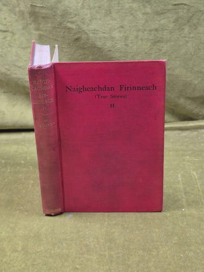 Naigheachdan Firinneach - True Stories II trans. "Fionn" , Gardner 19070