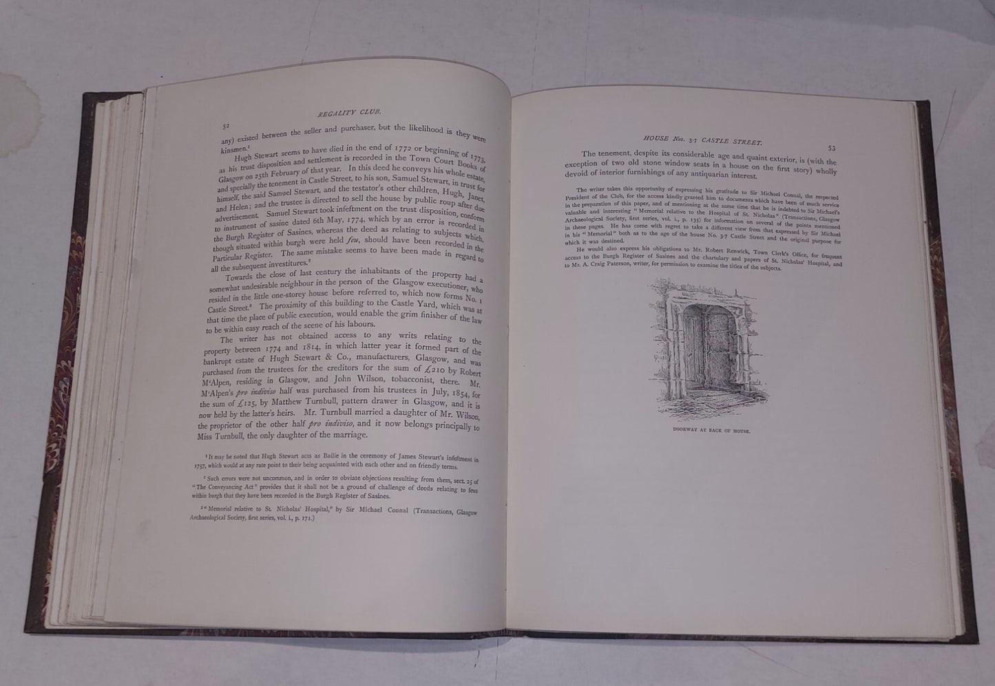 The Regality Club (First Series) Published By James Maclehose & Sons, 18898