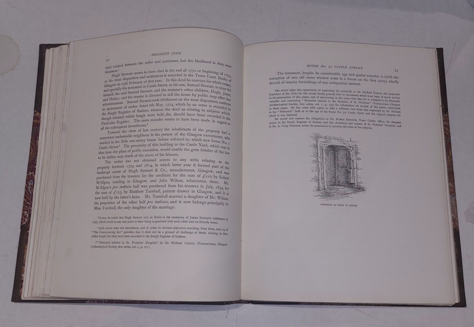 The Regality Club (First Series) Published By James Maclehose & Sons, 18898