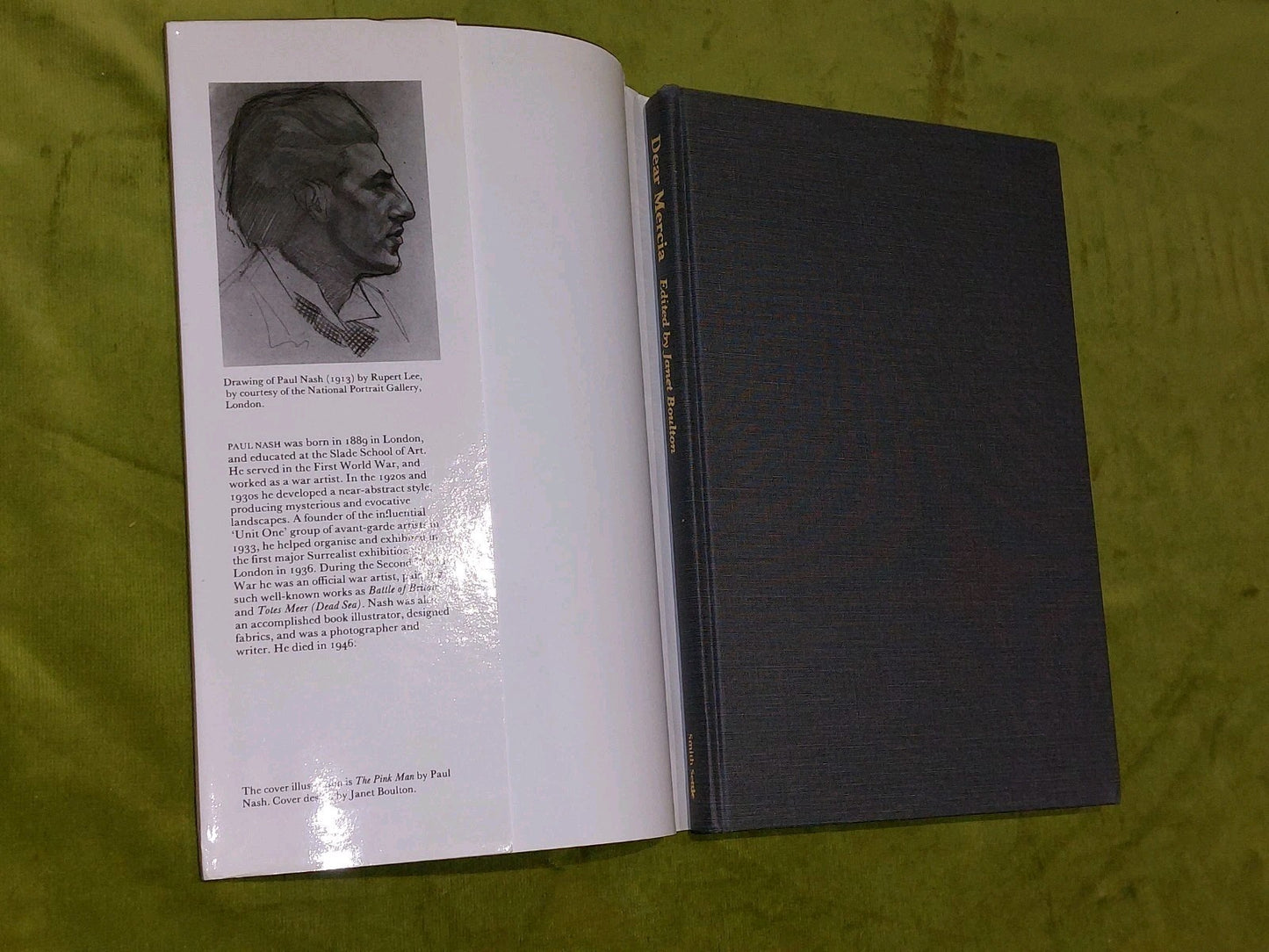 Dear Merica Paul Nash Letters To Mercia Oakley (1992) Janet Boulton Signed3