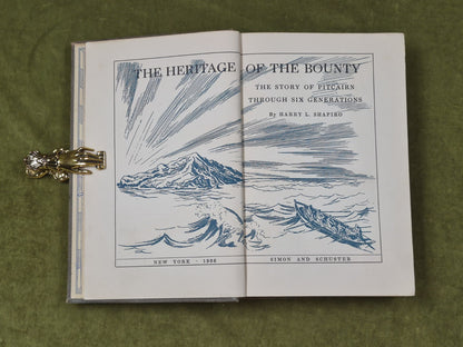 The Heritage of the Bounty: the story of Pitcairn - Harry L. Shapiro 19364