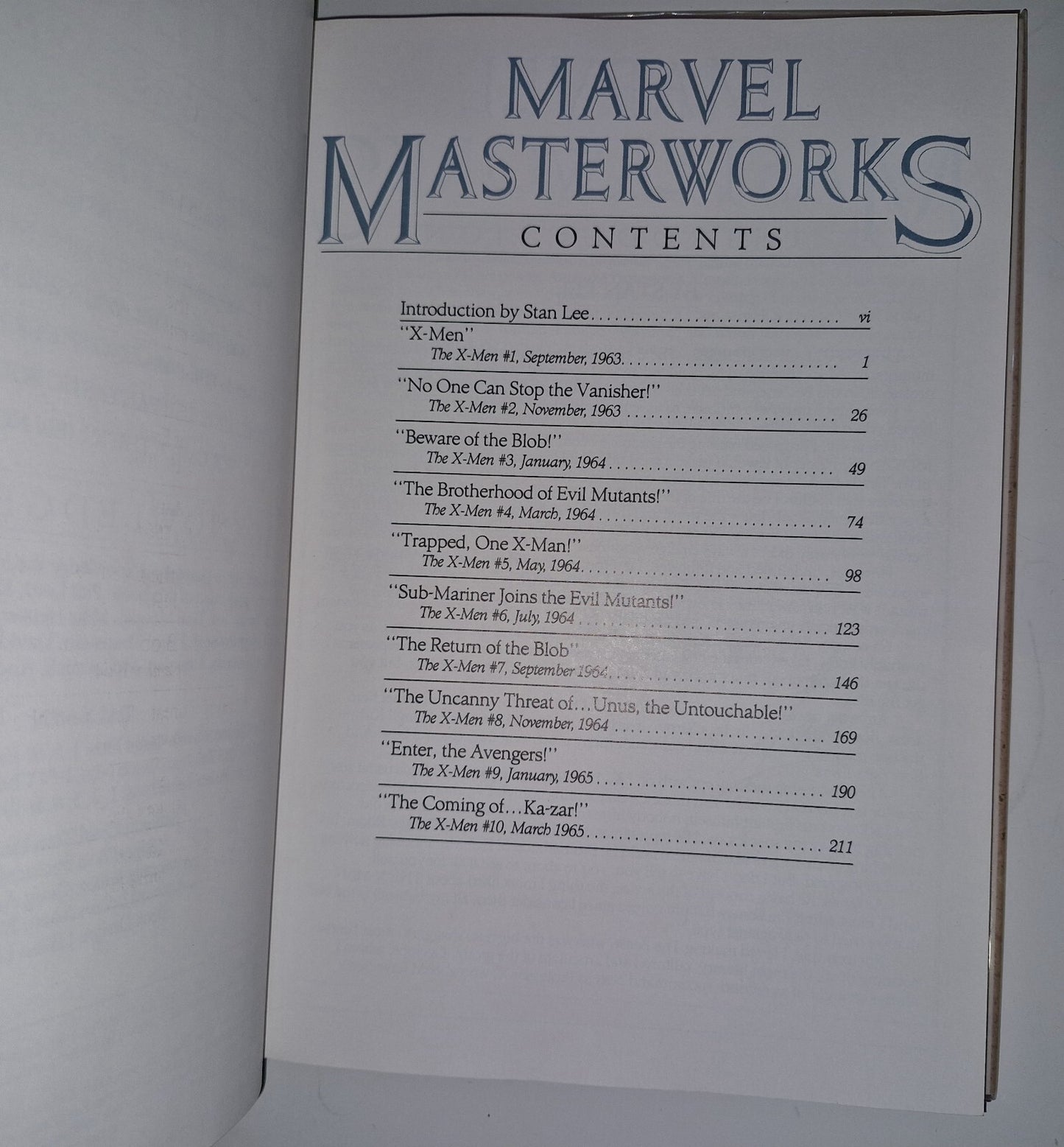 Marvel Masterworks Presents The XMen Volume 3 #110, Stan Lee. Hardback Vol 38