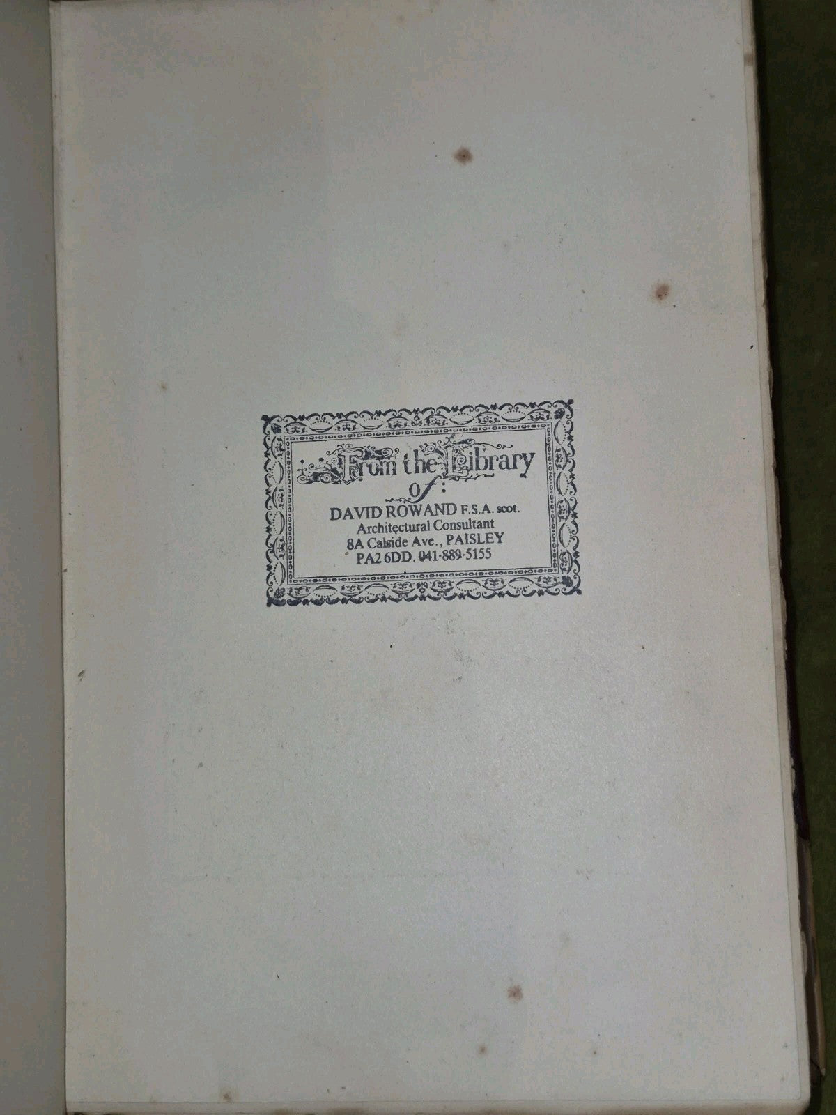 History of Paisley 600-1908 Metcalfe 1909 Paisley Alexander Gardner 7