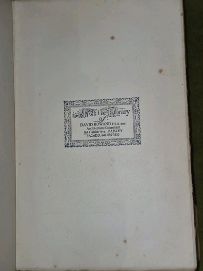 History of Paisley 600-1908 Metcalfe 1909 Paisley Alexander Gardner 7