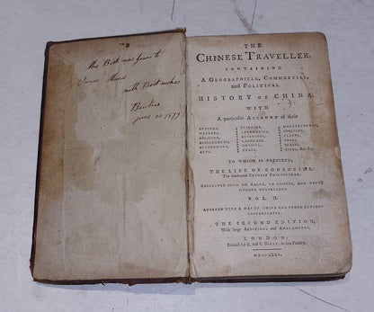 The Chinese Traveller... History Of China [Vol. 2] 2nd Edition, 1775 Hb Book4