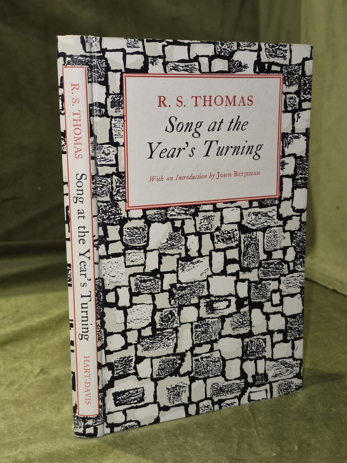 Song At The Years Turning R. S. Thomas 1963 John Betjeman Fifth Impression HB2