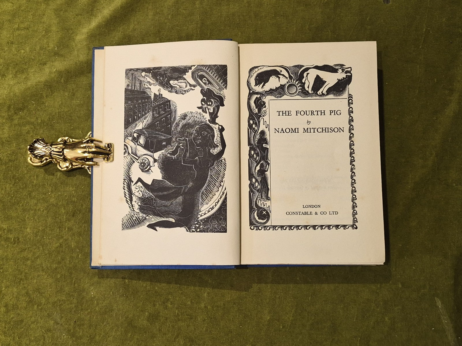 The Fourth Pig - Naomi Mitchison - Constable 1936 1st Edition HB4