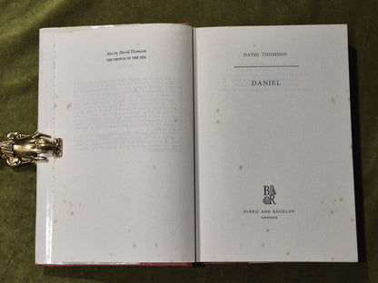 Daniel - Davd Thomson - 1962 Barrie and Rockliff HB DJ5