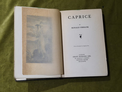 Caprice - Ronald Firbank - 1917 1st Edition Hardcover5