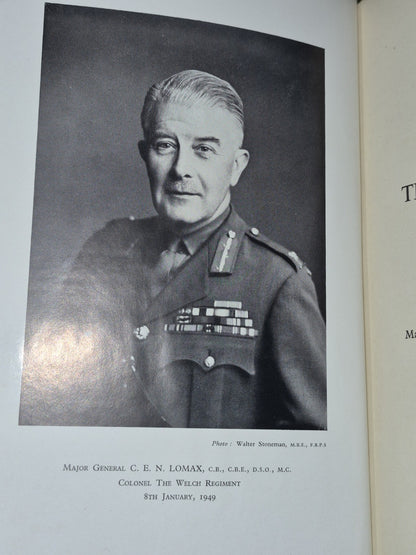 The history of the Welch regiment 1919 - 1951 J D Courcy 1952 first ed6