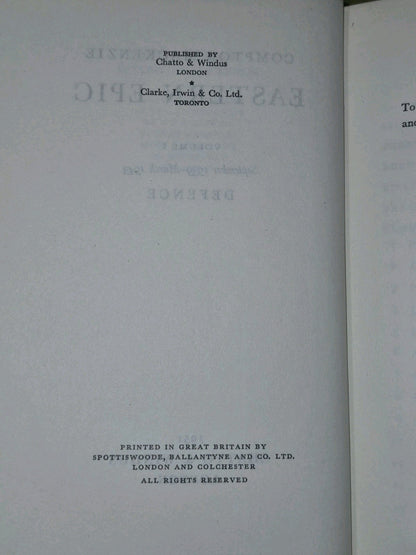 Compton MacKenzie Vol 1 Eastern Epic (1951)7