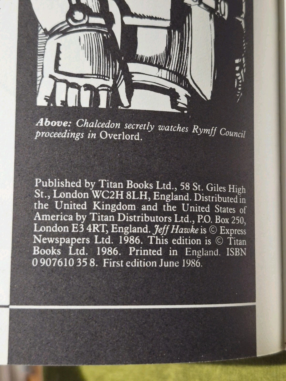 JEFF HAWKE BOOK ONE AND BOOK TWO - Titan Books paperbacks 19864