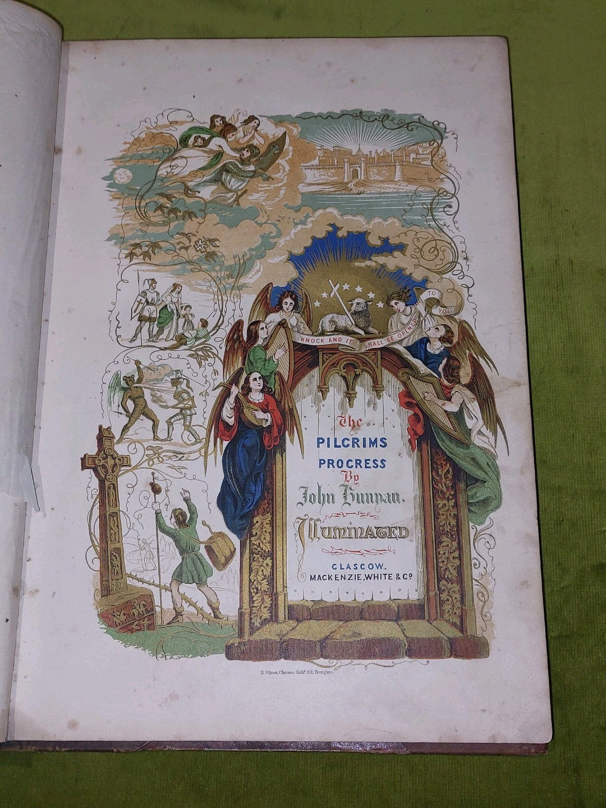 The Pilgrim's Progress By John Bunyan Mackenzie, White & Co Illuminated Edition 9