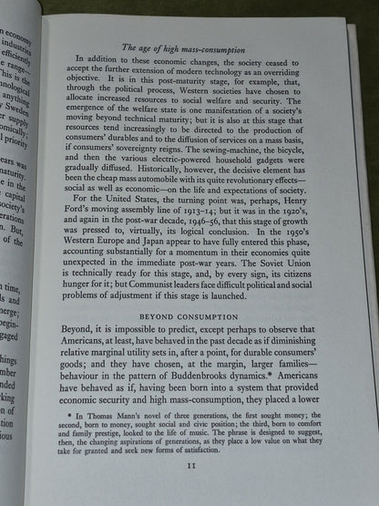 The Stages of Economic Growth - W W Rostow - Cambridge Press 1960 2nd Impression5
