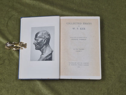 Collected Essays of W P Ker in 2 Vols - Edited w/ intro by Charles Whimbley 19255