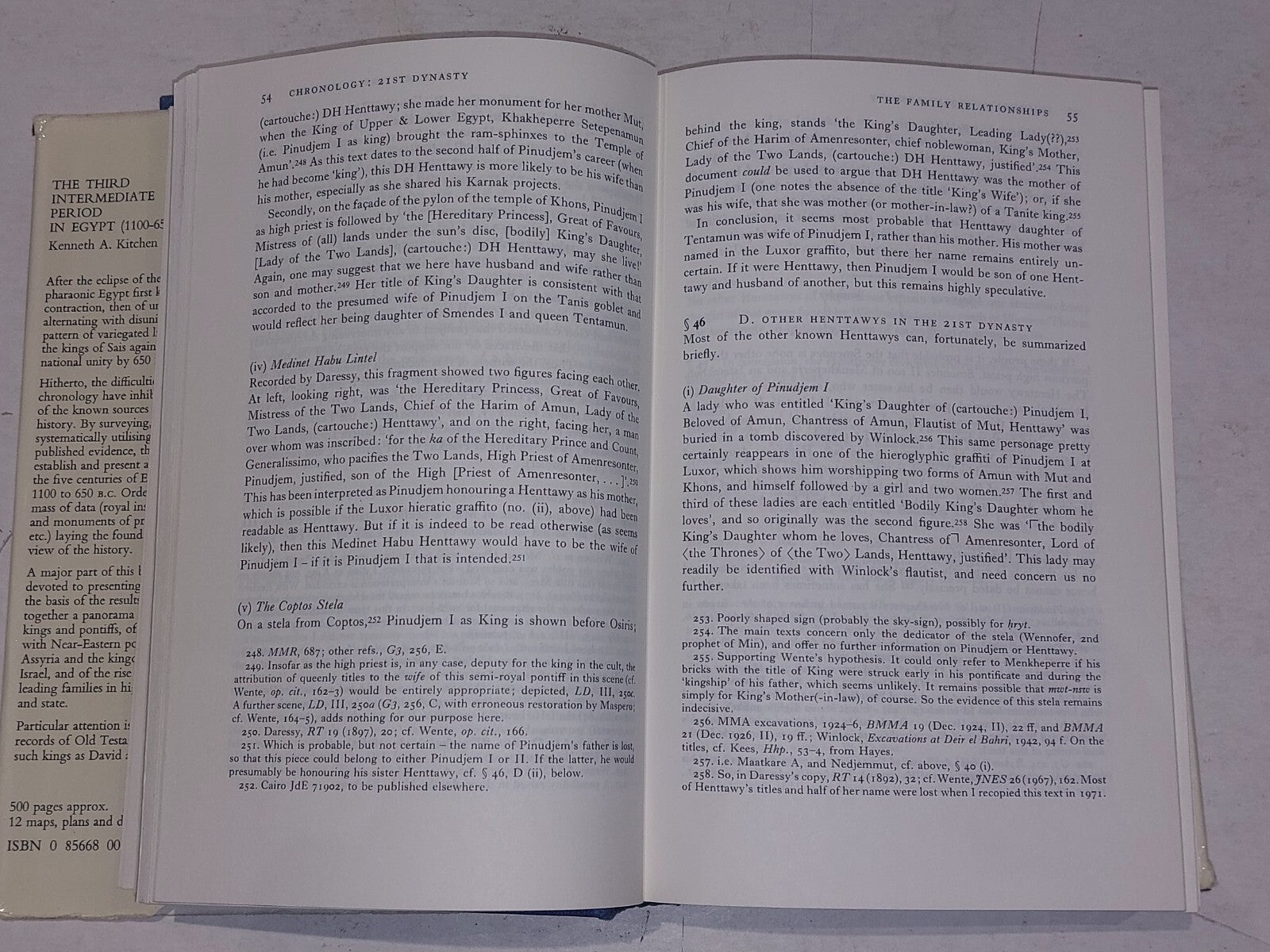 THE THIRD INTERMEDIATE PERIOD IN EGYPT (1100-650 BC) K. A. Kitchen 1973 HB 1st 5
