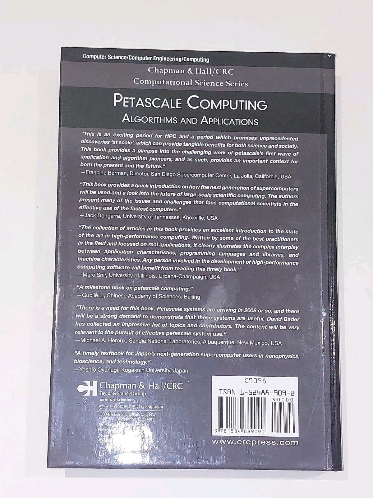 Petascale Computing : Algorithms and Application  David Bader (2008) Hb Book2