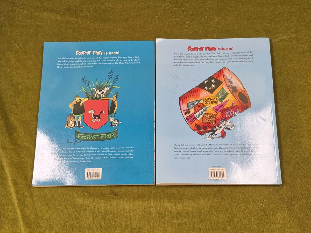 Footrot Flats Galleries 1 & 2 Paperbacks - Murray Ball , Hodder Paperbacks1