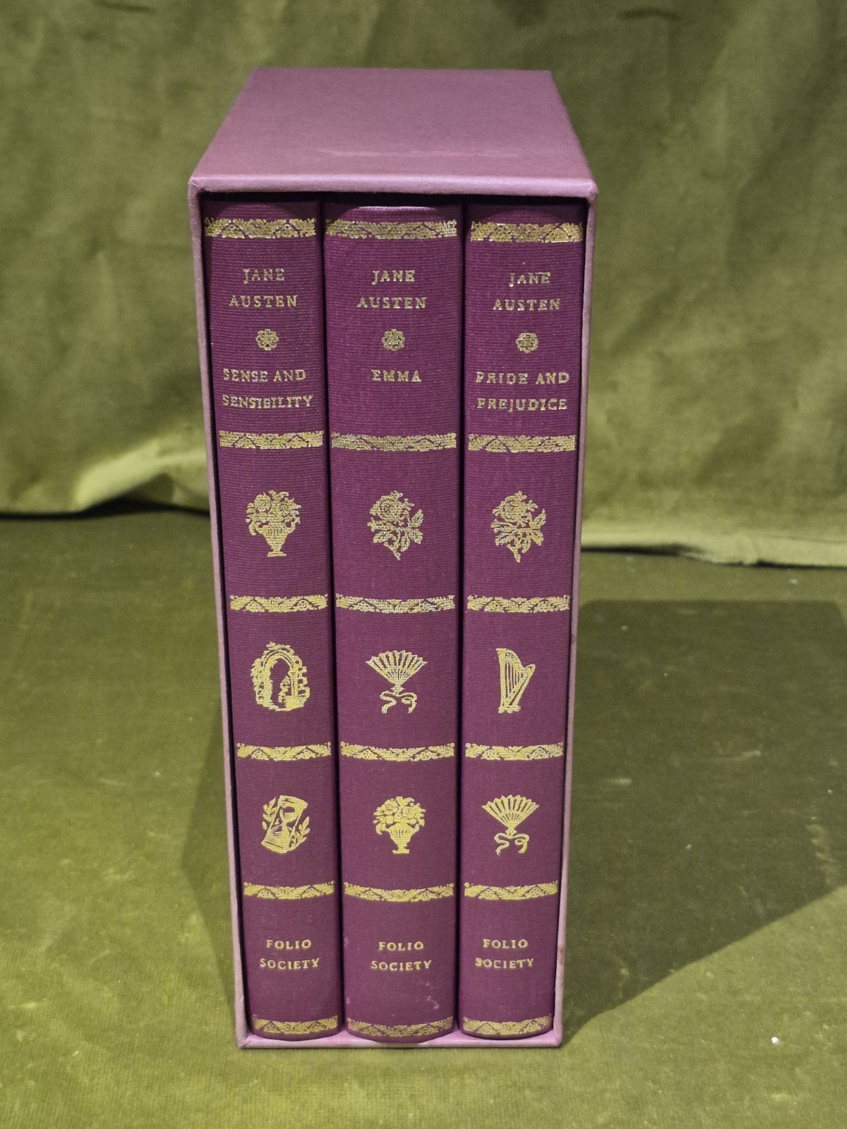 Folio Society - Jane Austen Three Classic Novels -1975-with Slipcase VGC0